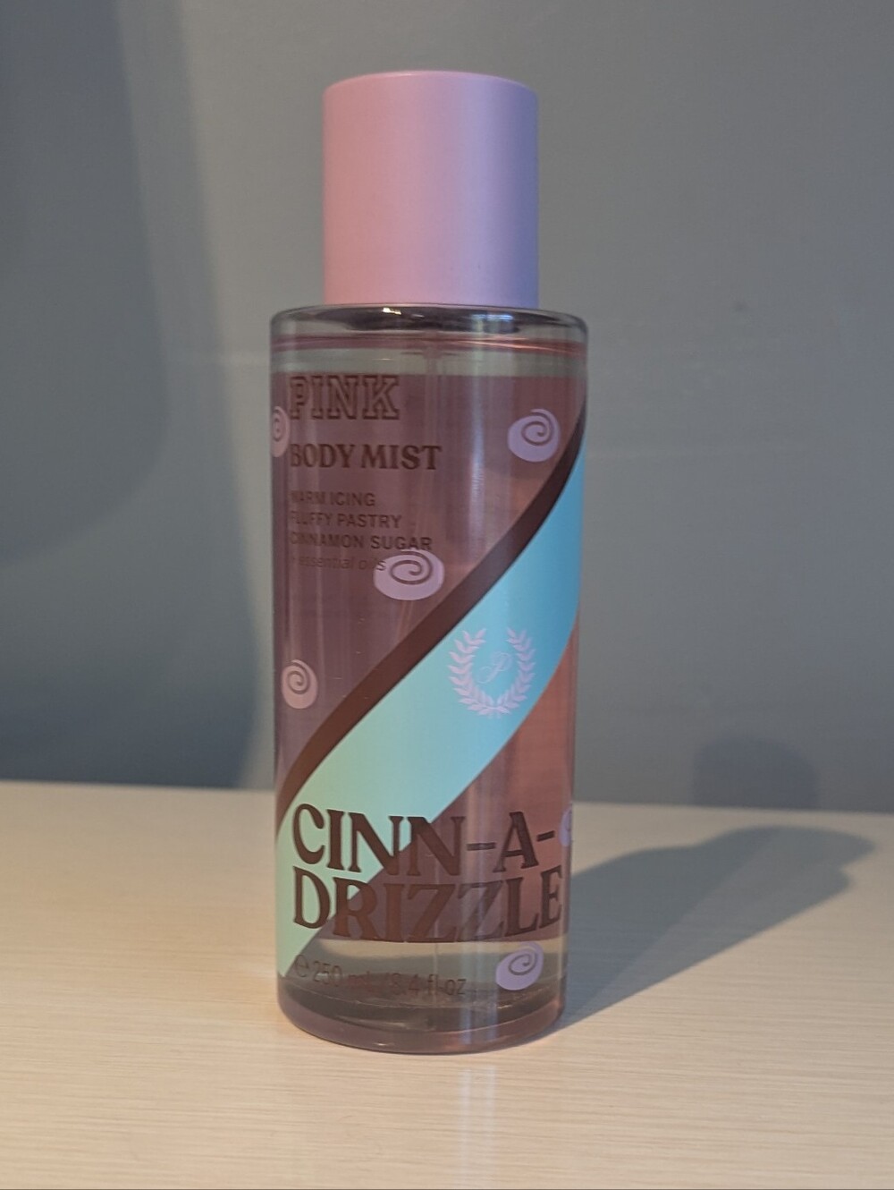 PINK Victoria's Secret Cinn-A-Drizzle Body Mist - Pink, Light Blue